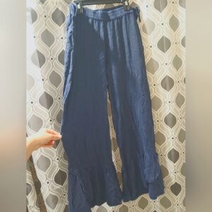 Cato ruffle-flare pants